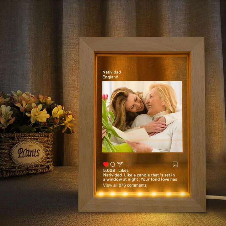 Night Light - Personalized Instagram Led Night Lamp Picture Frame