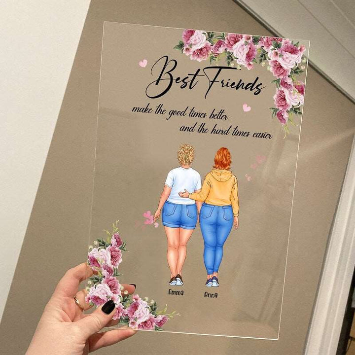 Best Friends - Personalized Acrylic Plaque