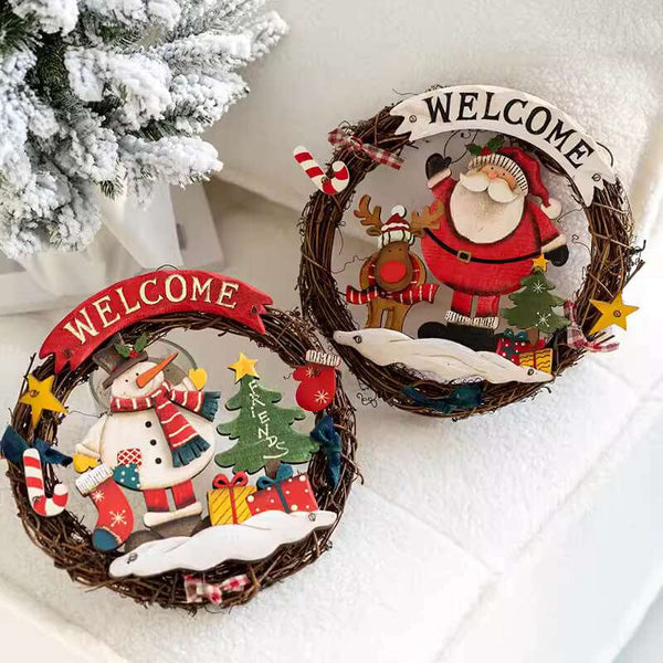 Christmas Wreath Welcome Decoration