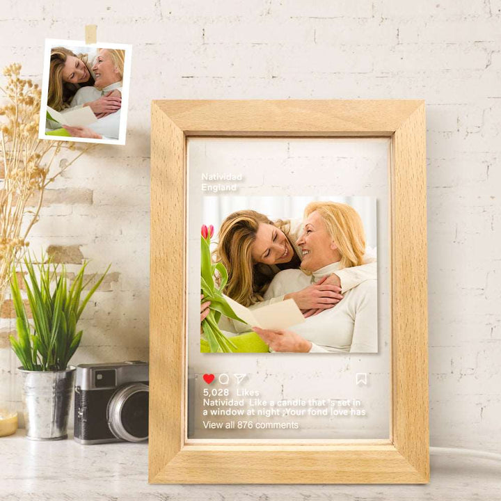 Night Light - Personalized Instagram Led Night Lamp Picture Frame