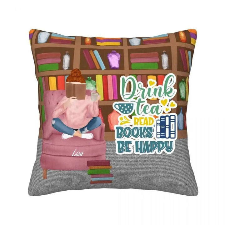 Personalized Custom Pillow - Reading Girl | Make your gift extra special